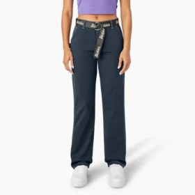 Pantalones de carpintero de corte holgado para mujer