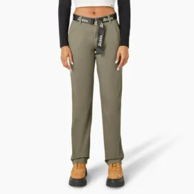 Pantalones de carpintero de corte holgado para mujer