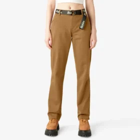 Pantalones de carpintero de corte holgado para mujer