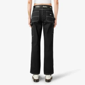 Pantalones de carpintero de corte holgado para mujer