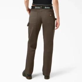 Pantalones de carpintero de corte holgado para mujer
