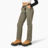 Pantalones de carpintero de corte holgado para mujer