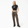 Pantalones de carpintero de corte holgado para mujer