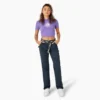 Pantalones de carpintero de corte holgado para mujer