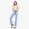 Pantalones de carpintero de corte holgado para mujer