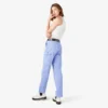 Pantalones de carpintero de corte holgado para mujer