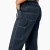 Pantalones de carpintero de corte holgado para mujer