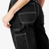 Pantalones de carpintero de corte holgado para mujer