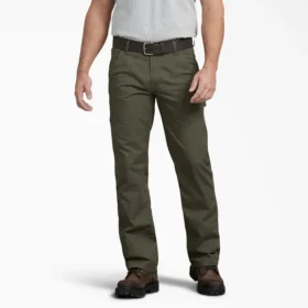 Pantalones de carpintero de corte regular con tejido ripstop