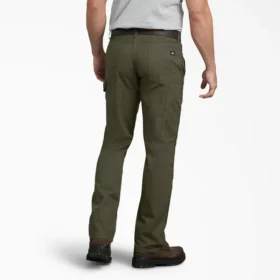 Pantalones de carpintero de corte regular con tejido ripstop