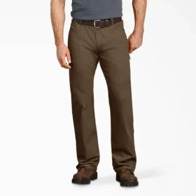 Pantalones de carpintero de lona de corte holgado