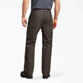 Pantalones de carpintero de lona de corte holgado