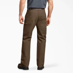 Pantalones de carpintero de lona de corte holgado