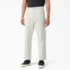 Pantalones de carpintero de lona de pato con lavado a la piedra y corte holgado
