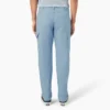 Pantalones de carpintero de lona de pato con lavado a la piedra y corte holgado