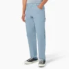 Pantalones de carpintero de lona de pato con lavado a la piedra y corte holgado