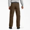 Pantalones de carpintero de lona de pato lijada de corte holgado