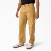 Pantalones de carpintero de lona desgastados