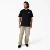 Pantalones de carpintero de lona desgastados