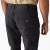 Pantalones de carpintero de lona desgastados