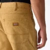 Pantalones de carpintero de lona desgastados
