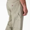 Pantalones de carpintero de lona desgastados