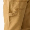 Pantalones de carpintero de lona desgastados