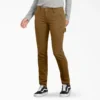 Pantalones de carpintero de lona para mujer, corte ajustado y elástico Pantalones de carpintero de lona para mujer, corte ajustado y elástico