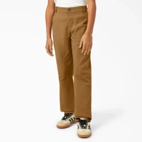 Pantalones de carpintero de lona para niños, tallas 4-20