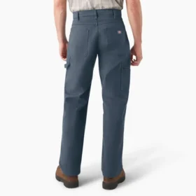 Pantalones de carpintero de lona pesada de corte holgado