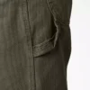 Pantalones de carpintero de lona pesada de corte holgado Pantalones de carpintero de lona pesada de corte holgado