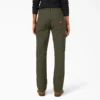 Pantalones de carpintero de mujer de corte recto holgado y elástico