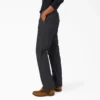 Pantalones de carpintero de mujer de corte recto holgado y elástico