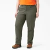 Pantalones de carpintero de mujer Plus Flex, corte recto y holgado, de tela de algodón