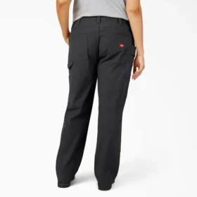 Pantalones de carpintero de mujer Plus Flex, corte recto y holgado, de tela de algodón