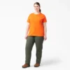 Pantalones de carpintero de mujer Plus Flex, corte recto y holgado, de tela de algodón