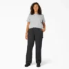 Pantalones de carpintero de mujer Plus Flex, corte recto y holgado, de tela de algodón