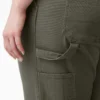 Pantalones de carpintero de mujer Plus Flex, corte recto y holgado, de tela de algodón