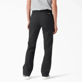 Pantalones de corte ajustado y campana para mujer