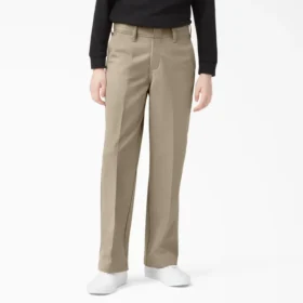 Pantalones de corte clásico para niños, tallas 4-20