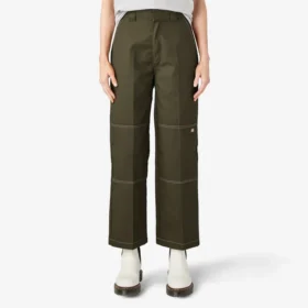 Pantalones de corte holgado con Double Knee en las rodillas para mujer