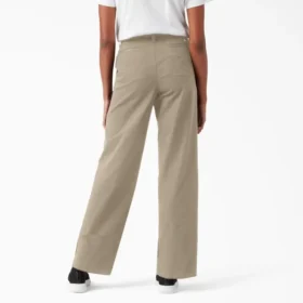 Pantalones de corte holgado y pierna ancha para mujer