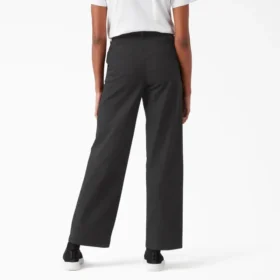Pantalones de corte holgado y pierna ancha para mujer