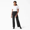 Pantalones de corte holgado y pierna ancha para mujer