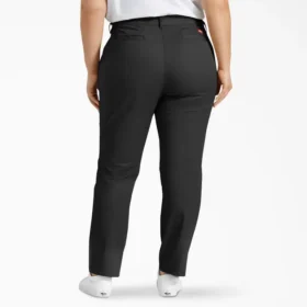 Pantalones de corte recto para mujer talla grande