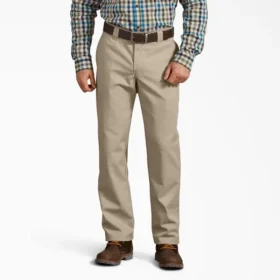 Pantalones de corte regular con cintura activa Flex