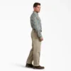 Pantalones de corte regular con cintura activa Flex