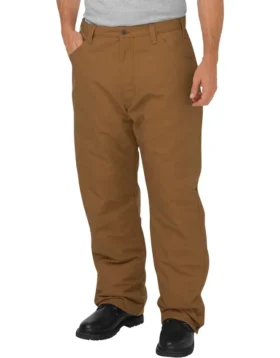 Pantalones de lona aislantes de corte recto y ajuste holgado, resistentes al fuego