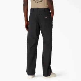 Pantalones de lona de algodón de corte holgado con Double Knee en las rodillas