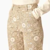 Pantalones de lona de algodón Ellis con estampado floral para mujer Pantalones de lona de algodón Ellis con estampado floral para mujer